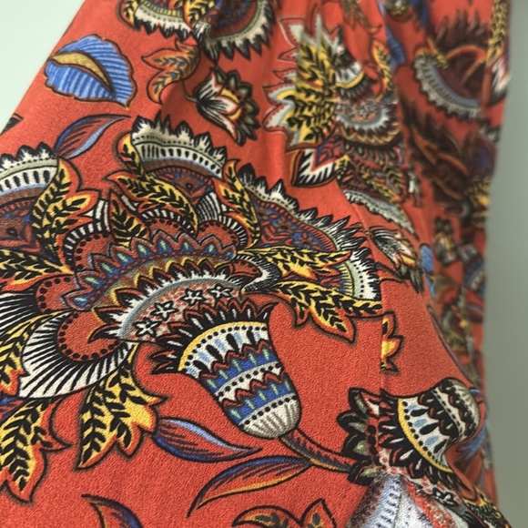 Free people size 10 kimono dress floral paisley - Picture 12 of 13